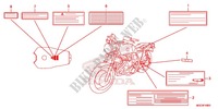 CAUTION LABEL (1) for Honda CB 1100 ABS RED 2013