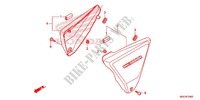 SIDE COVERS for Honda CB 1100 ABS RED 2013