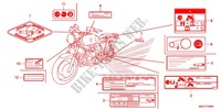 CAUTION LABEL (1) for Honda CB 1100 S ABS 2016