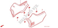 SIDE COVERS for Honda CB 125 TWIN 1990
