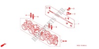 THROTTLE BODY (COMPOSANTS) for Honda CB 1300 SUPER FOUR SILVER 2003