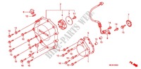 RIGHT CRANKCASE COVER for Honda CB 1300 SUPER FOUR ABS TYPE 2 2006
