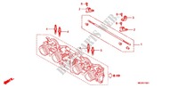 THROTTLE BODY (COMPOSANTS) for Honda CB 1300 SUPER FOUR ABS TYPE 1 2007