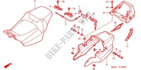 SEAT   REAR COWL for Honda CB X4 1300 LD 2000