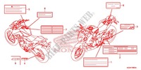 CAUTION LABEL (1) for Honda CB 300 F ABS 2015