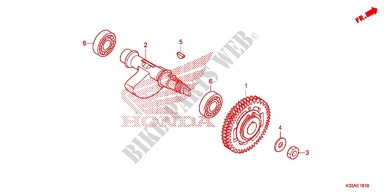 BALANCER SHAFT for Honda CB 300 F ABS 2015