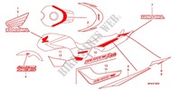 STICKERS (CB400/CB400A) for Honda CB 400 SUPER FOUR 2010