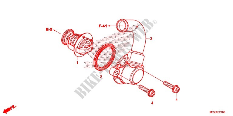 THERMOSTAT for Honda CB 500 F ABS 2015