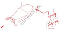 SINGLE SEAT (2) for Honda CBR 1100 SUPER BLACKBIRD 2000