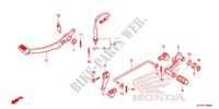 PEDAL for Honda CBR 125 BLACK 2012