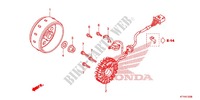 LEFT CRANKCASE COVER   ALTERNATOR (2) for Honda CBR 125 REPSOL 2012