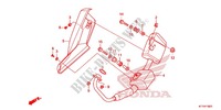 EXHAUST MUFFLER (CBR125RW'11/R'12/RS'12/RT'12) for Honda CBR 125 WHITE 2012