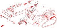 SWING ARM (CBR125RW'11/R'12/RS'12/RT'12) for Honda CBR 125 WHITE 2012