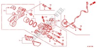REAR BRAKE CALIPER for Honda CBR 250 R ABS RED 2011