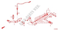 PEDAL for Honda CBR 250 R ABS BLACK 2012