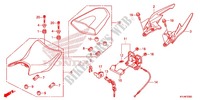 SINGLE SEAT (2) for Honda CBR 250 R ABS TRICOLOR 2012