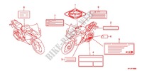 CAUTION LABEL (1) for Honda CBR 250 R ABS SPECIAL EDITION 2014