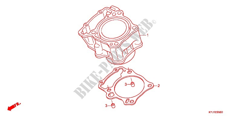 CYLINDER for Honda CBR 250 R ABS SPECIAL EDITION 2013