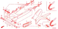 SWINGARM   CHAIN CASE for Honda CBR 250 R ABS BLACK 2013