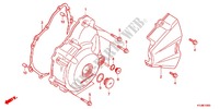 LEFT CRANKCASE COVER   ALTERNATOR (2) for Honda CBR 250 R RED 2011