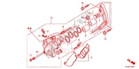 FRONT BRAKE CALIPER (CBR250R) for Honda CBR 250 R RED 2011