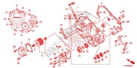 RIGHT CRANKCASE COVER for Honda CBR 250 R RED 2011