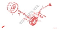 LEFT CRANKCASE COVER   ALTERNATOR (2) for Honda CBR 250 R TRICOLOR 2012