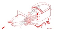 SINGLE SEAT (2) for Honda CBR 600 RR 2010