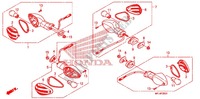 INDICATOR (CBR600RR'09 '11/RA) for Honda CBR 600 RR RED 2011