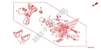REAR BRAKE CALIPER for Honda CBR 600 RR RED 2011