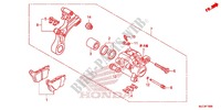 REAR BRAKE CALIPER for Honda CBR 600 RR RED 2013