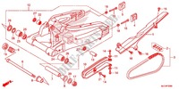 SWINGARM   CHAIN CASE for Honda CBR 600 RR RED 2013
