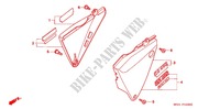 SIDE COVERS for Honda CB 400 SUPER FOUR RED 1994