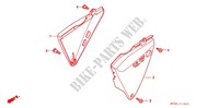 SIDE COVERS for Honda CB 400 SUPER FOUR DRIVING SCHOOL 1994