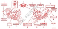 CAUTION LABEL (CB1300S/SA/TA) for Honda CB 1300 SUPER FOUR TOURING 2011