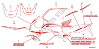STICKERS (CB1300S/SA/TA 2J,4J,7J) for Honda CB 1300 SUPER FOUR TOURING 2012