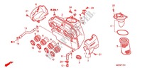 AIR FILTER (CB4008/S8/A8/SA8) for Honda CB 400 SUPER BOL D\'OR VTEC REVO Solid color with half cowl 2008