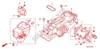 REAR FENDER (CB4006,7,8/S6,8) for Honda CB 400 SUPER BOL D\'OR VTEC REVO Half cowled two-tone 2008