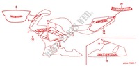 STICKERS (CBR900RR'00,'01) for Honda CBR 900 RR 2000
