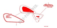 STICKERS (CBX125CP) for Honda CBX125 CUSTOM 1993