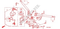 HANDLEBAR   TRIPLE CLAMP   STEERING STEM (CBX125F) for Honda CBX 125 1992