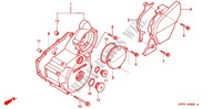 LEFT CRANKCASE COVER   ALTERNATOR (2) for Honda CBX 250 TWISTER ( polluentes) 2003