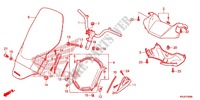 HANDLEBAR   COWL for Honda S WING 125 ABS 2012