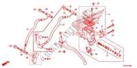 REAR BRAKE MASTER CYLINDER  for Honda S WING 125 ABS ED 2012