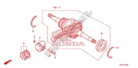 CRANKSHAFT for Honda 50 METROPOLITAN SPECIAL 2009
