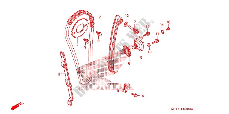 CAM CHAIN   TENSIONER ('03 '05) for Honda CRF 150 F 2005
