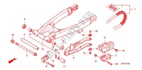 SWINGARM   CHAIN CASE for Honda CRF 150 F 2011