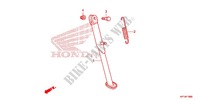 SIDE STAND for Honda CRF 150 F 2012