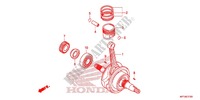 CRANKSHAFT for Honda CRF 150 F 2016