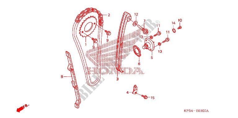 CAM CHAIN   TENSIONER for Honda CRF 230 F 2008